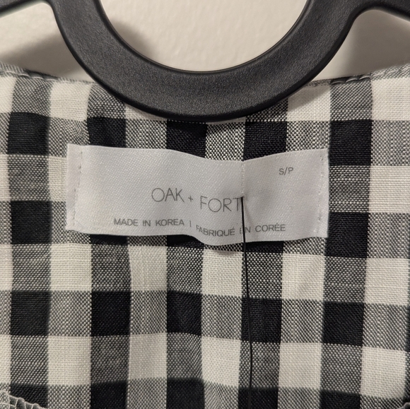 OAK + FORT Plaid Wrap Dress, NWTS - Picture 8 of 13